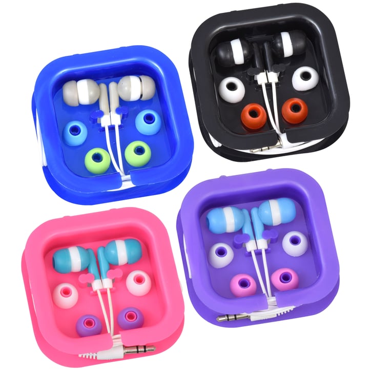 Digital Earbud Earphones With Carrying Cases (1 each) Best Things at the Dollar Store