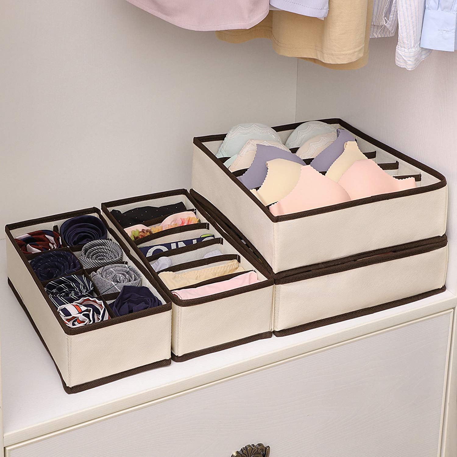 Closet Underwear Organizer Drawer Divider 78 Amazon Organizers