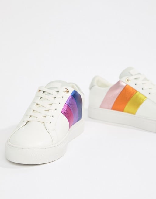 Kurt Geiger Lane Leather Rainbow Sneakers