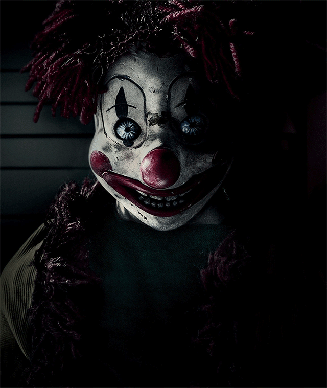 killer clown prank gif