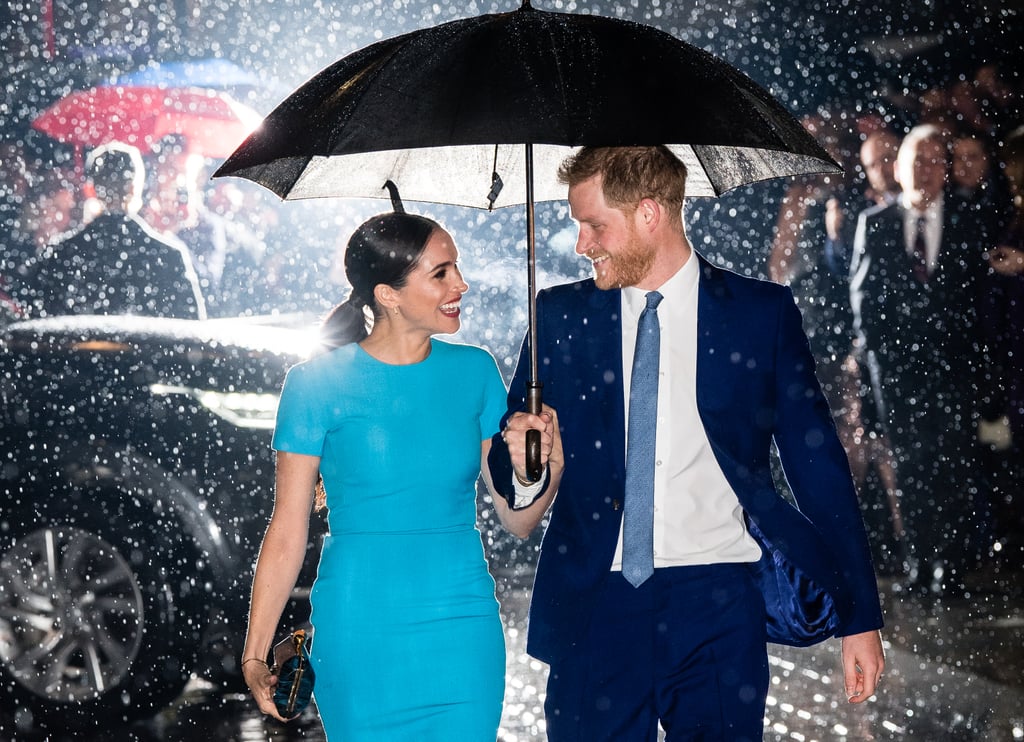 Prince Harry and Meghan Markle at the 2020 Endeavour Awards