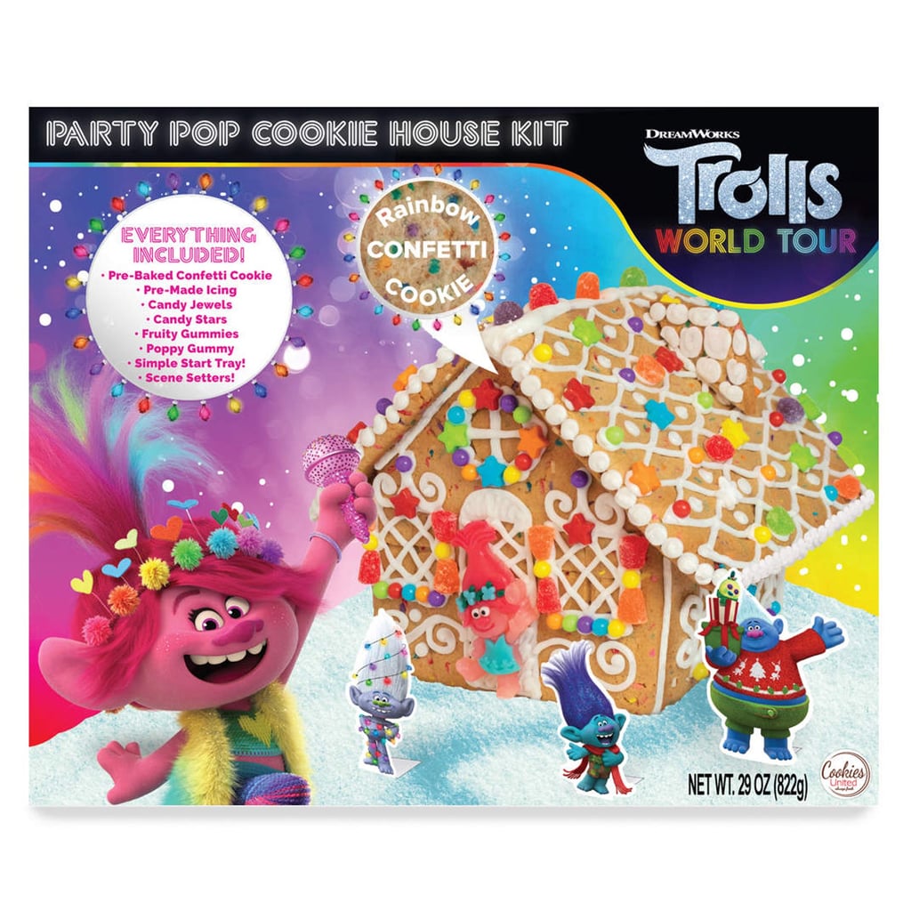 For Trolls Fans: World Tour Trolls Holiday House Gingerbread Cookie Kit