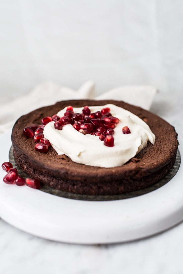 Flourless Chocolate and Pomegranate Cake