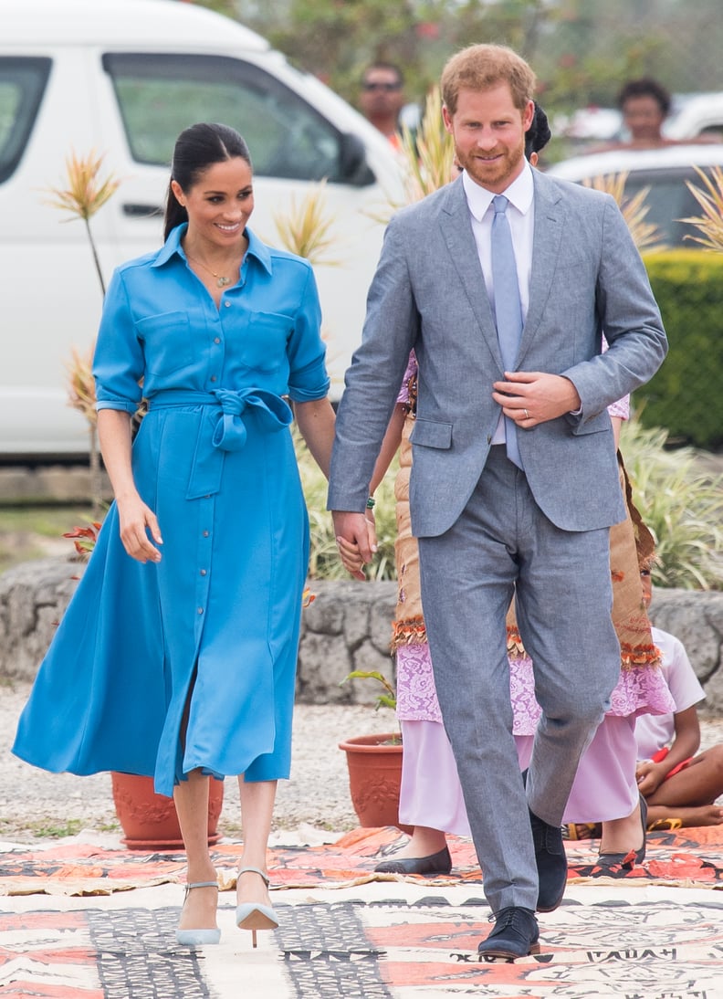 Prince Harry and Meghan Markle During an Autumn Tour in Tonga in 2018