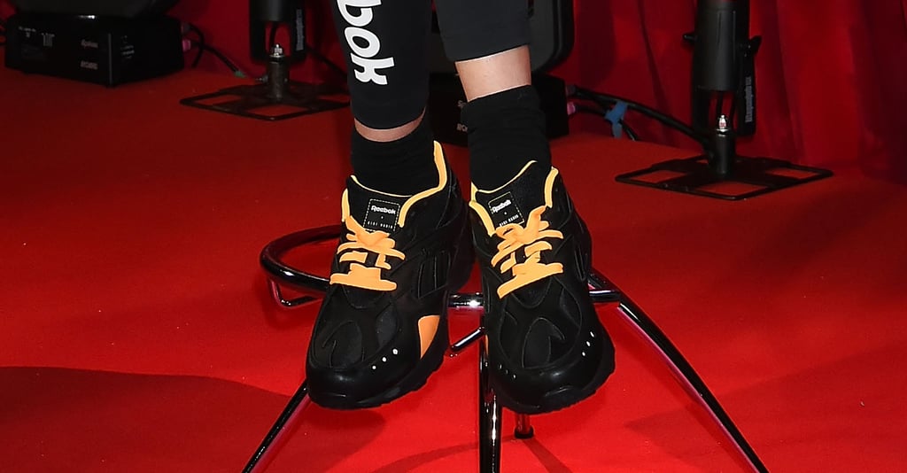 Gigi Hadid Yellow and Black Reebok Sneakers 2018