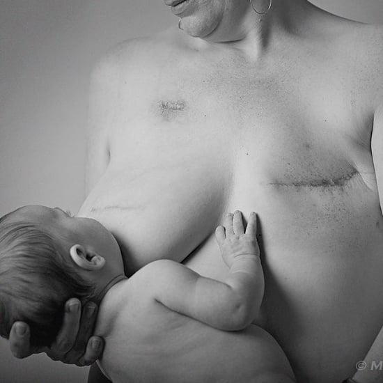 Mom Breastfeeding After Mastectomy