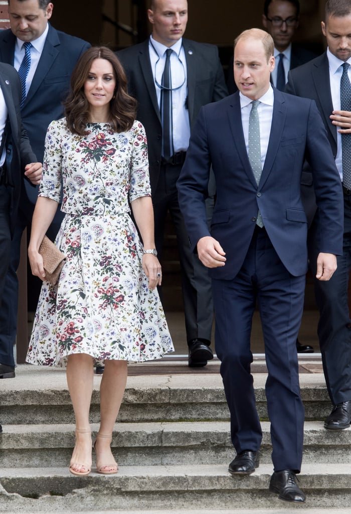 For Day 2, the Duchess of Cambridge Switched Into a Floral Set