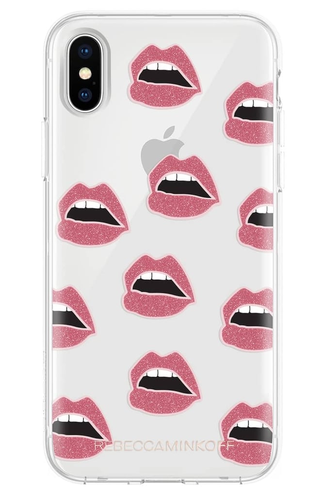 Rebecca Minkoff Glitter Lips iPhone X/Xs Case