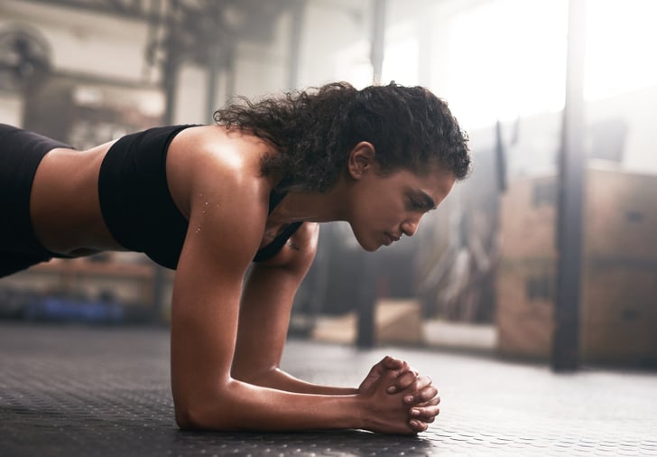 Proper position for plank exercise cheap