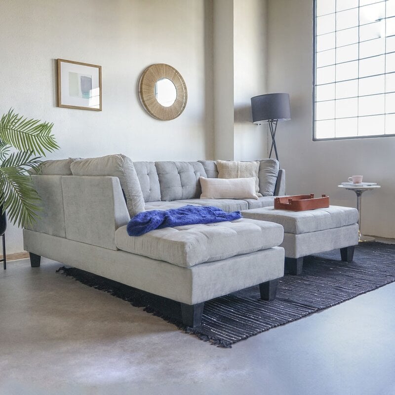 Worksop Sectional with Ottoman