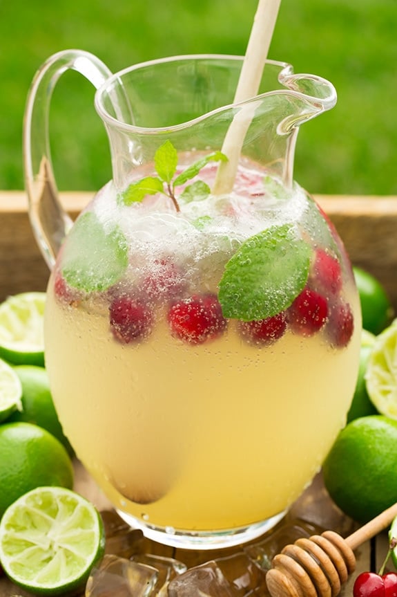 Mocktail Recipe: Sparkling Honey Limeade