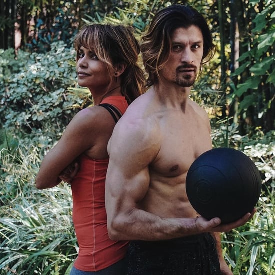 Halle Berry Medicine Ball Workout