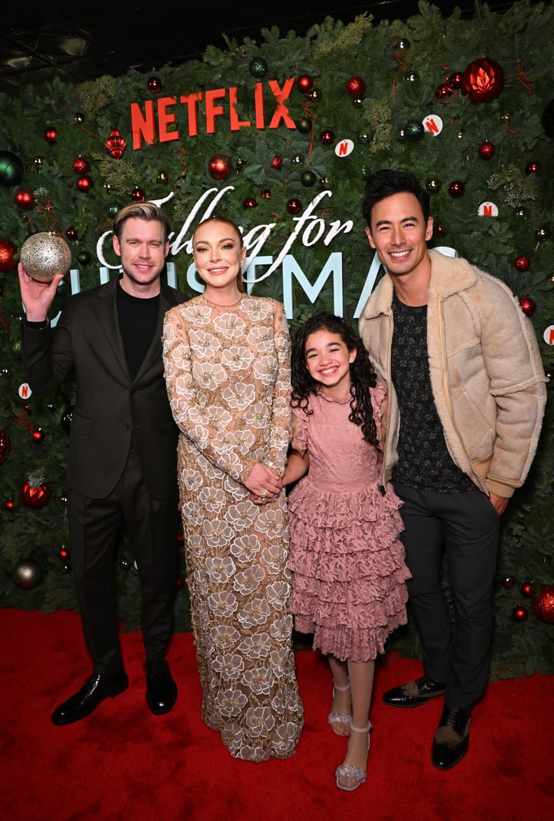 The Falling For Christmas Cast at Netflix's Screening