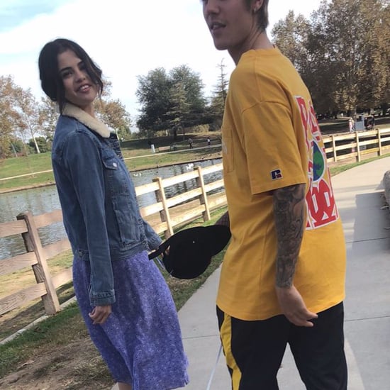 Selena Gomez and Justin Bieber at Lake Balboa November 2017