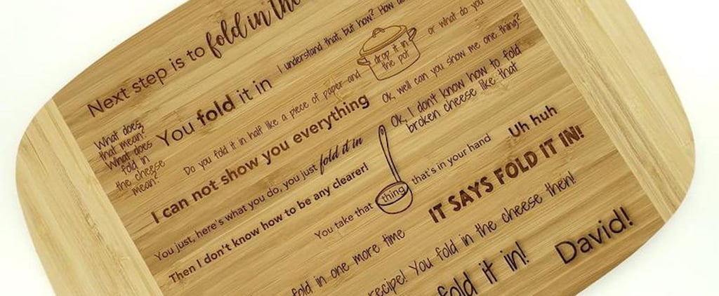 Schitt's Creek Fold In the Cheese Cutting Board
