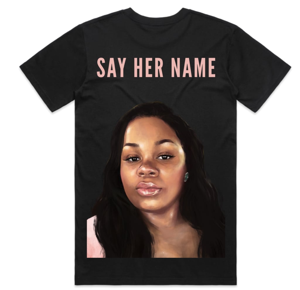 Justice For Breonna Taylor T-Shirt — Back