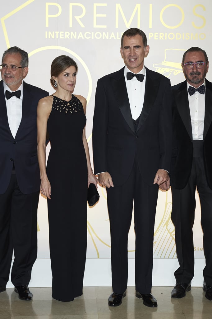 Queen Letizia and King Felipe in Black-Tie Attire Dec. 2015