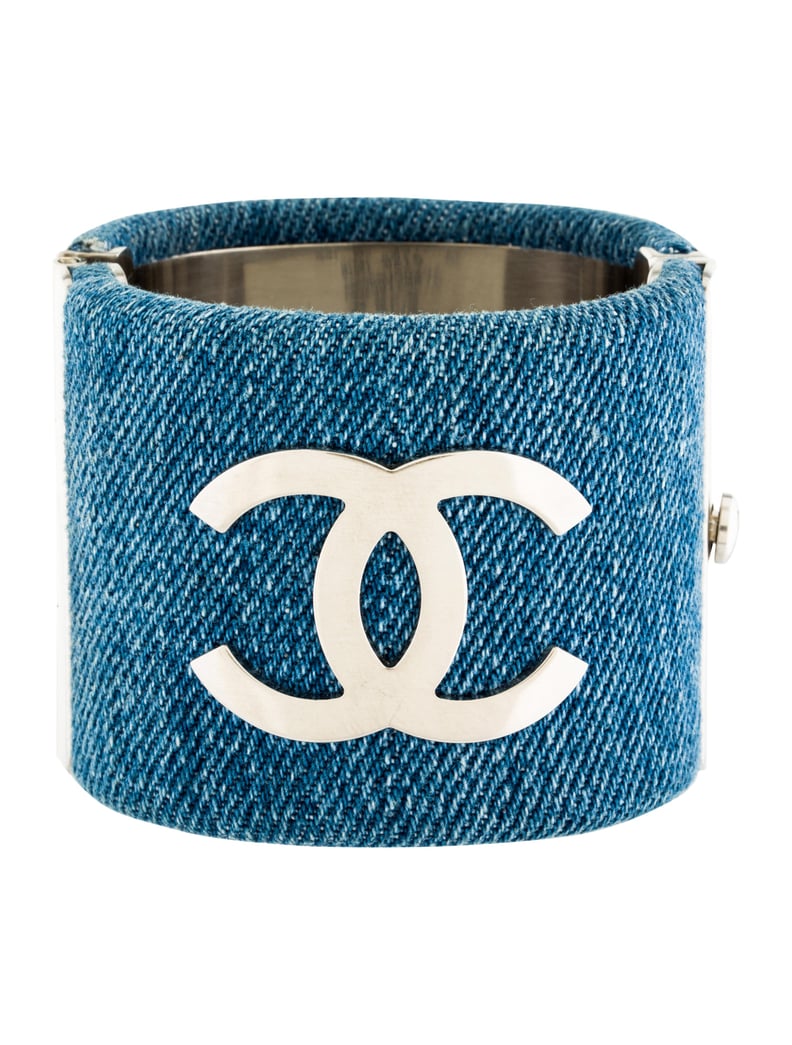 Chanel Denim Cuff Bracelet