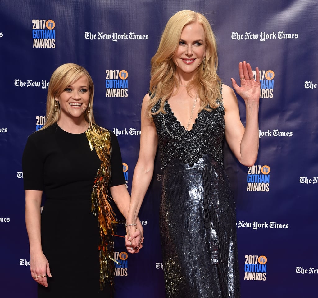 Nicole Kidman and Reese Witherspoon at 2017 Gotham Awards