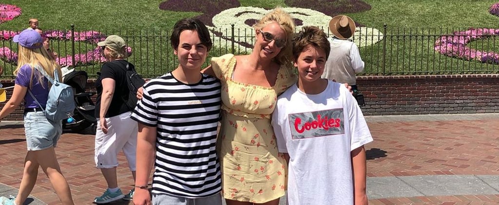 Britney Spears's Sons Are All Grown Up and Smiling During a Family Trip to Disneyland