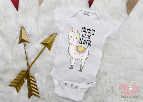 llama baby shower favors