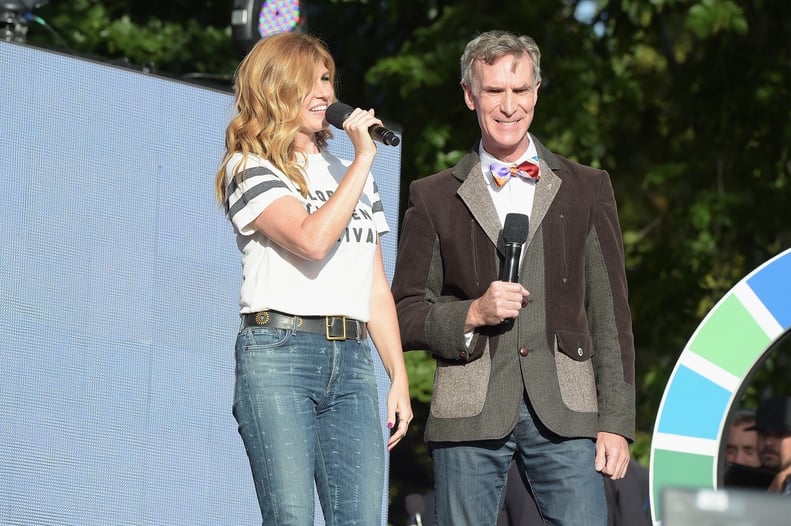 Connie Britton and Bill Nye