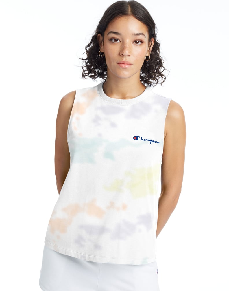 Champion Boyfriend Muscle Tee in Cloud Dye