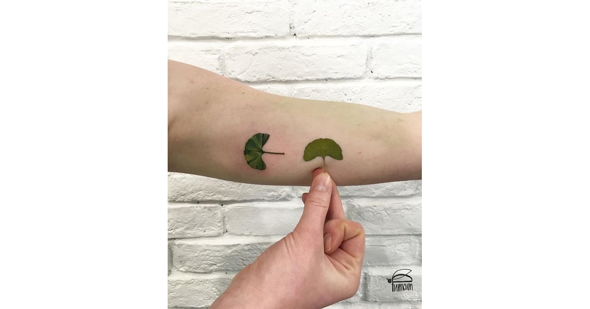 Ginkgo Leaf | Plant Tattoos | POPSUGAR Tech Photo 9
