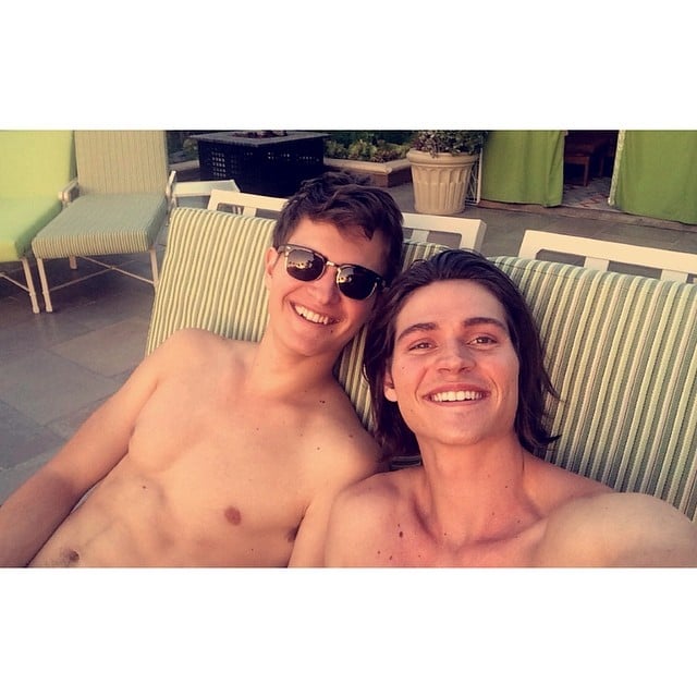 When He Was "Just Chillin' Poolside"