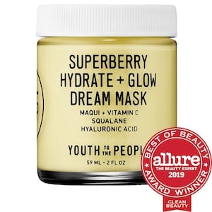 Masque de rêve hydratant + éclatant Youth to the People Superberry. Hydrate + Glow Dream Mask