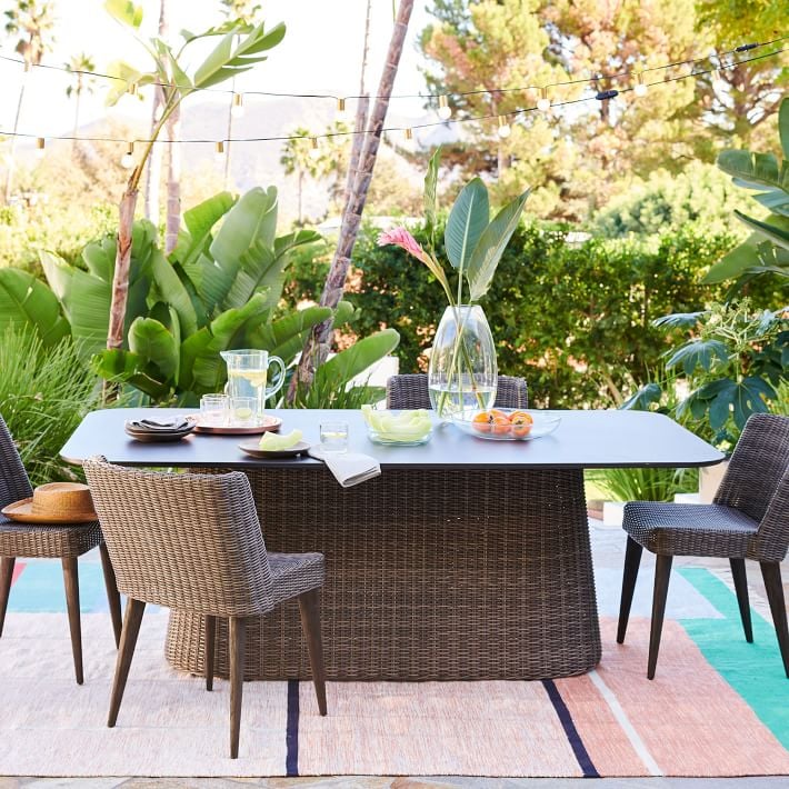 West Elm Marina Outdoor Dining Table Best Memorial Day Outdoor