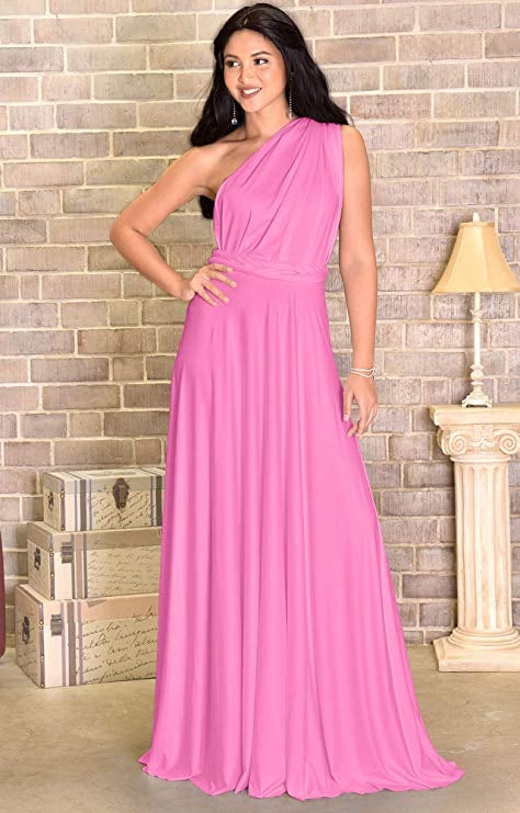 Koh Koh Long Convertible Wrap Maxi Dress The Best Bridesmaids Dresses On Amazon Popsugar