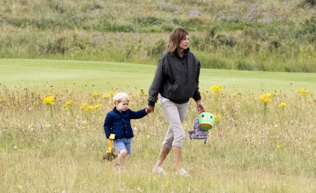 When He Carried His Toy Tractor