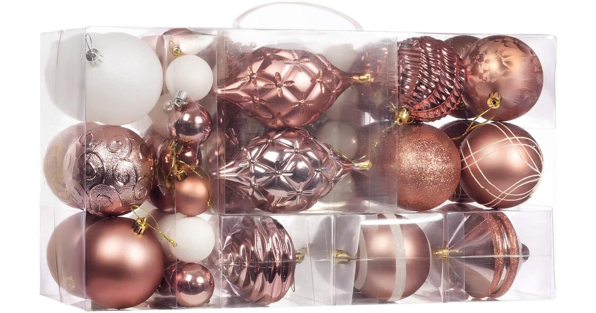 Rose Gold Ornaments Christmas 