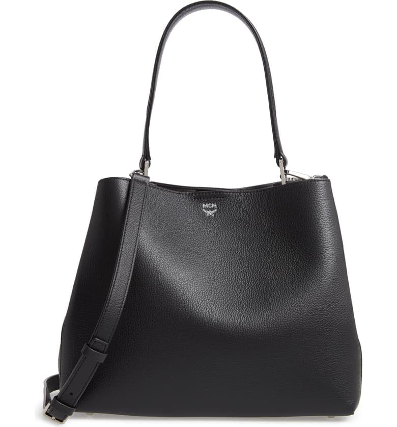 MCM Sarah Leather Visetos Canvas Hobo These 20 Designer Bags