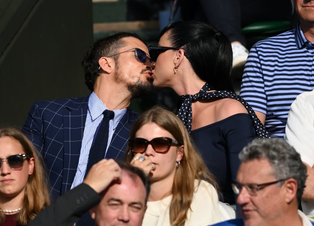 Orlando Bloom and Katy Perry at Wimbledon 2023