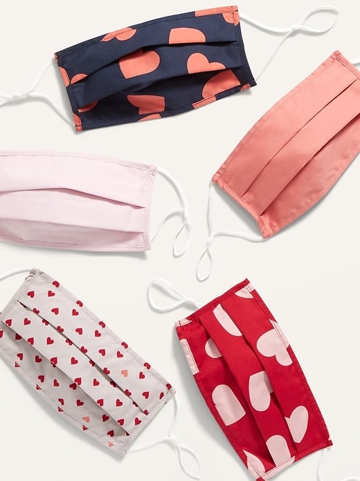 Old Navy 5-Pack of Triple-Layer Face Masks For Adults (With Ear Adjusters) in