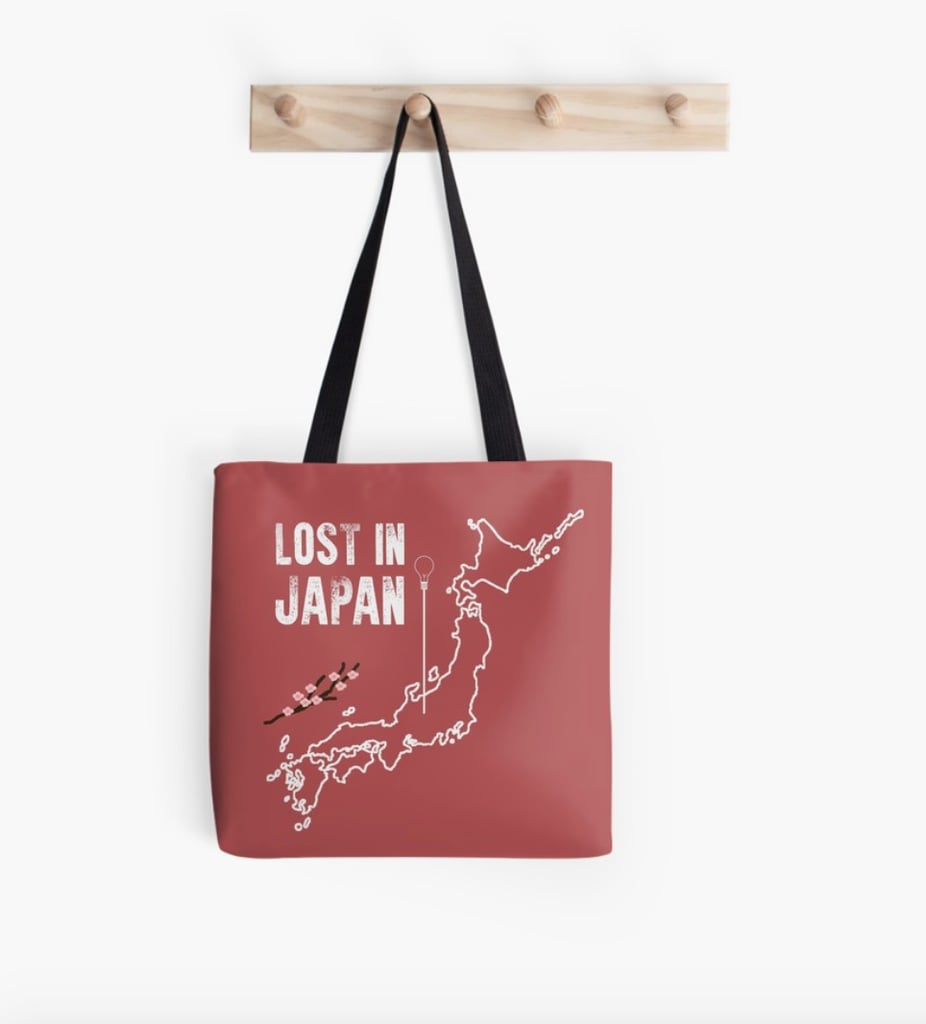 "Lost in Japan" White Tote Bag