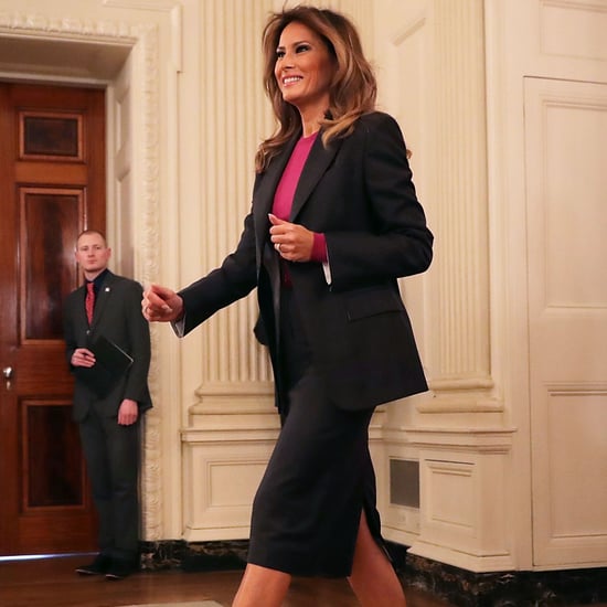 Melania Trump Calvin Klein Skirt Suit