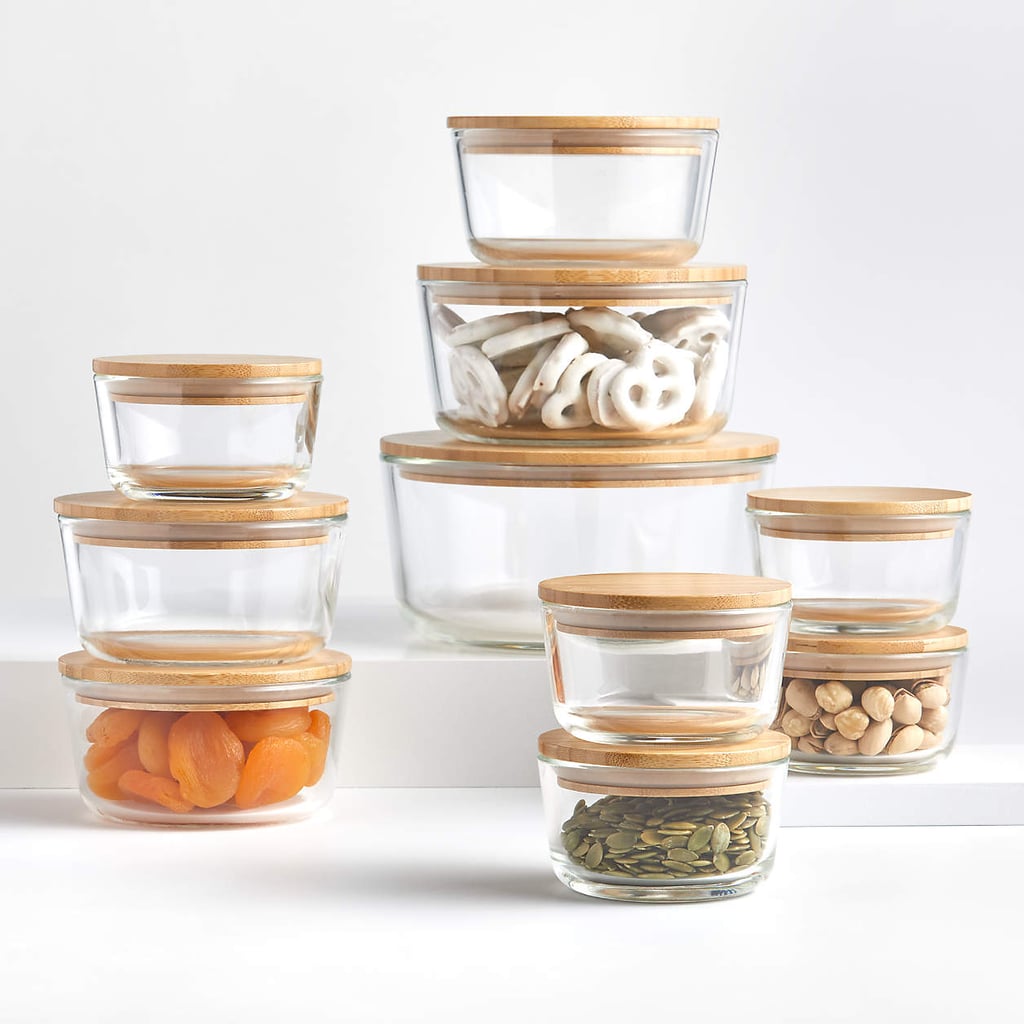 A Glass Container Set From Crate & Barrel