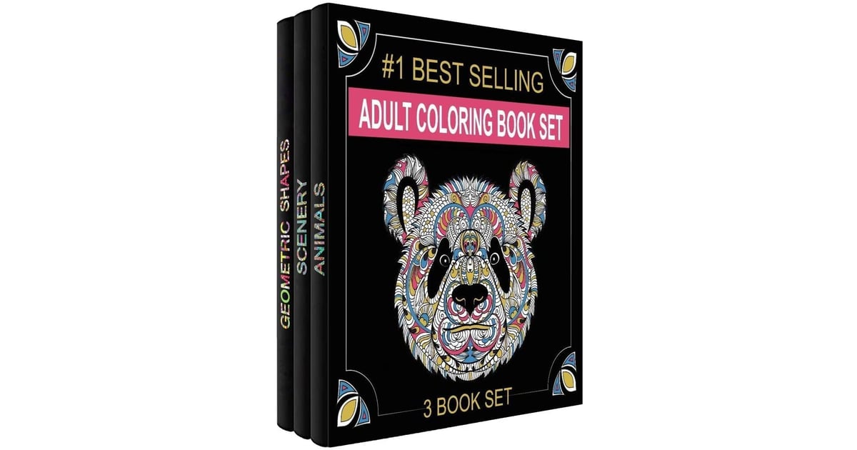  Adult Coloring Books Set - 3 for Grownups 120 Unique