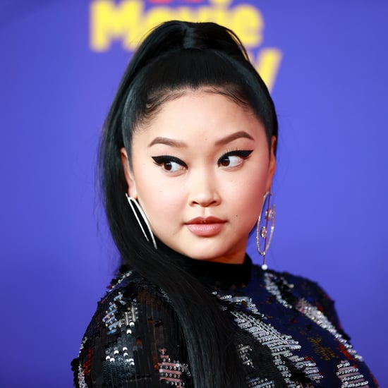 Lana Condor's Hidden "Flipside" Nail Art at the MTV Awards