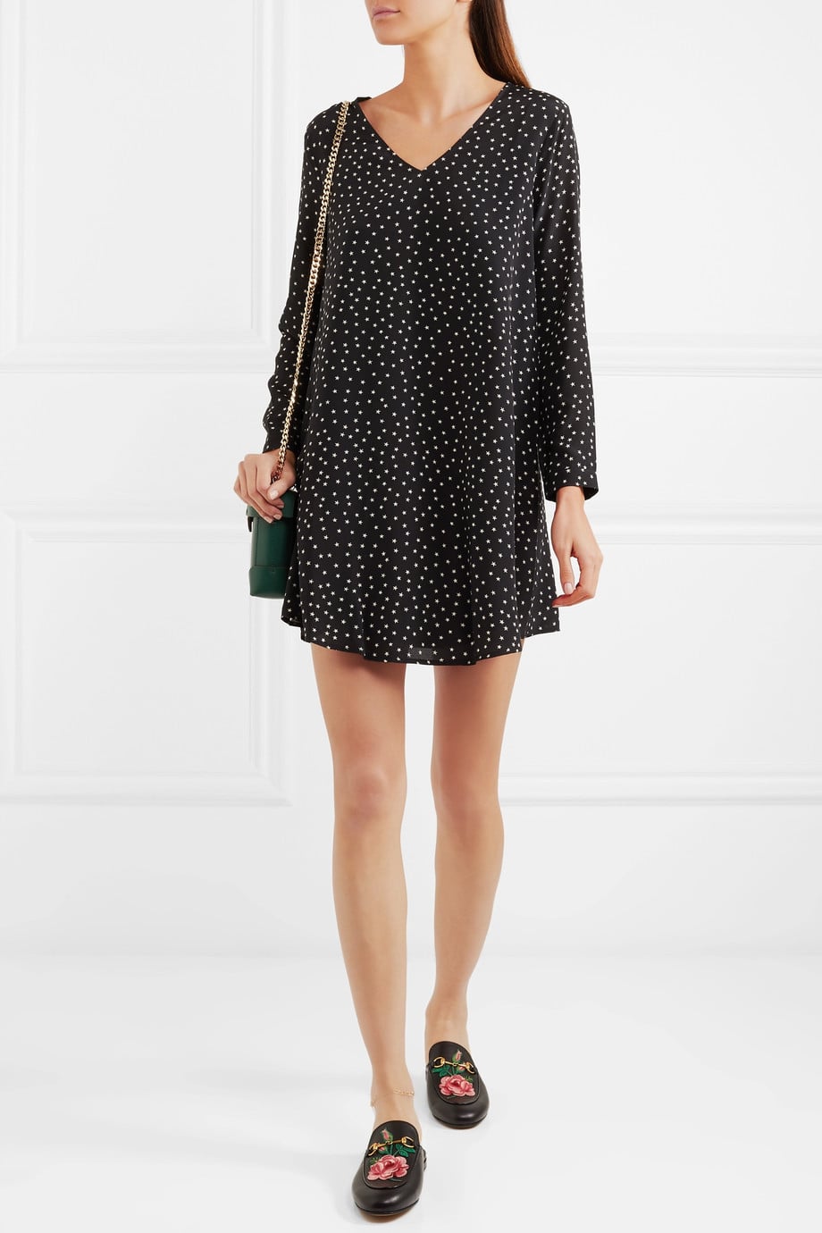 Madewell Silk Crepe De Chine Dress 