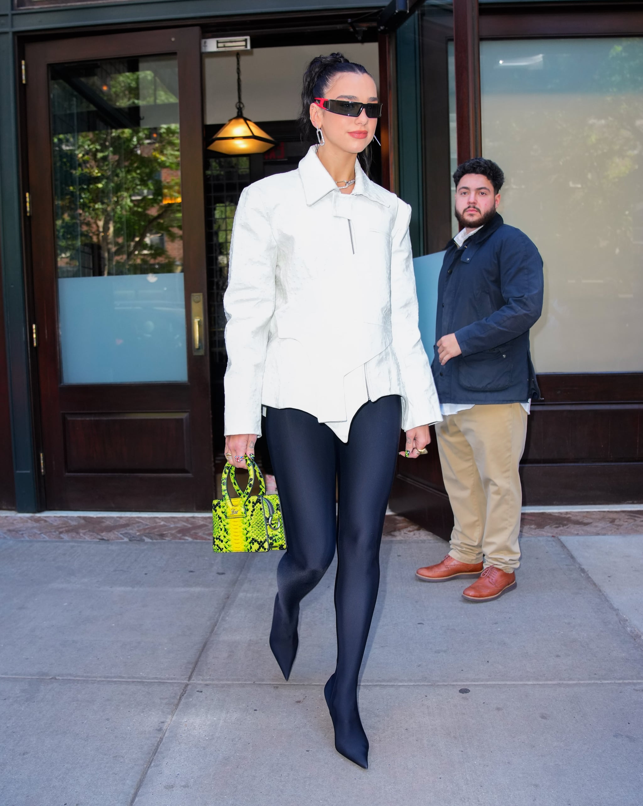 She's Startin': Dua Lipa Strolls Through NYC in $3,000 Pantaleggings With  Attached Heels