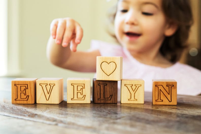 Personalized Wood Name Blocks Toy and Decor