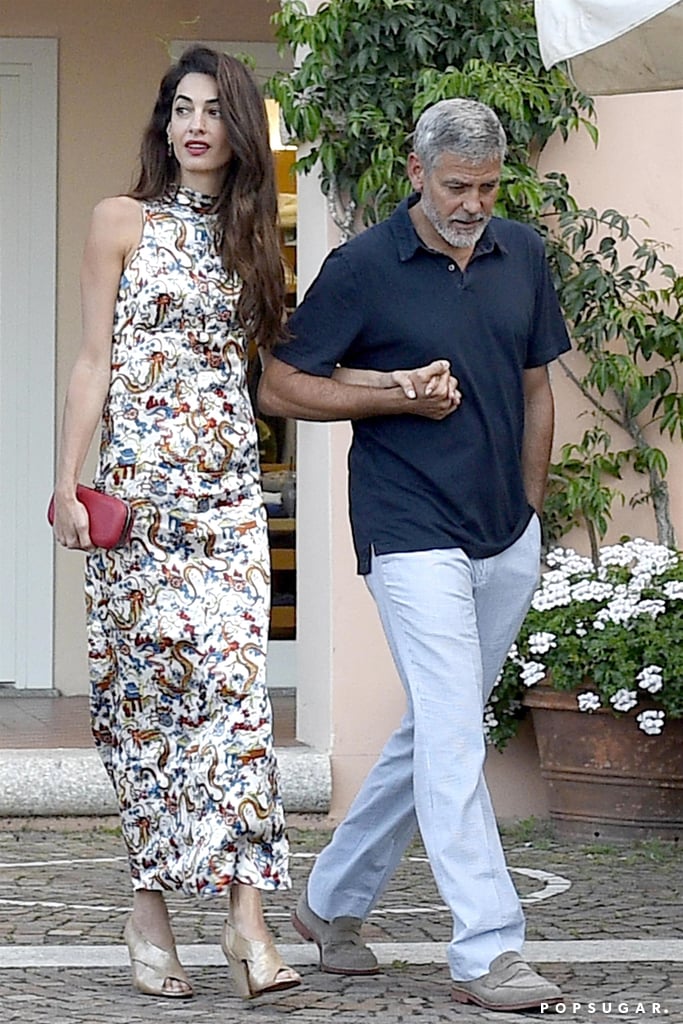 George and Amal Clooney Holding Hands in Italy June 2018