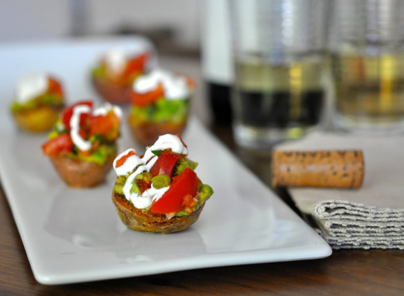 Red Potatoes Stuffed With Tomato-Avocado Salsa