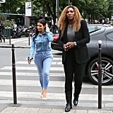 Kim Kardashian and Serena Williams in Paris | POPSUGAR ...