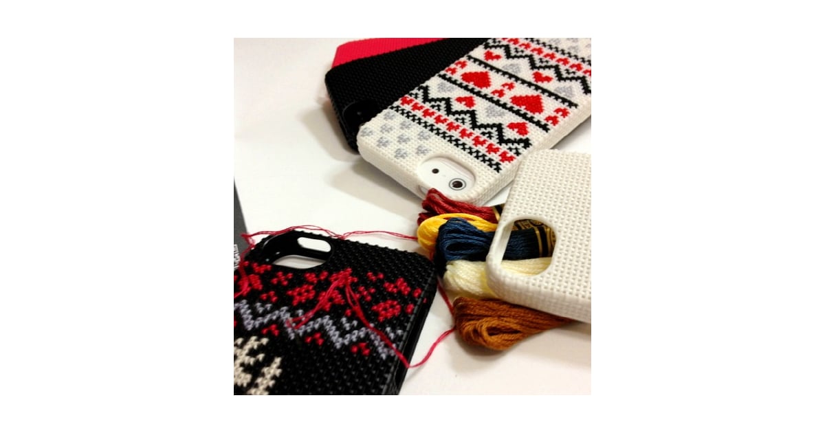 Needlepoint DIY iPhone Case POPSUGAR Tech Photo 25