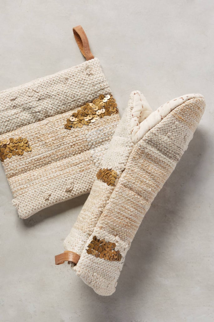 All Roads Design Sequinstitch Potholders ($18-$22)